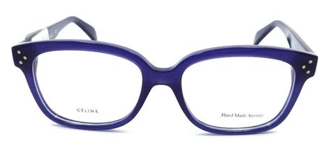 Celine Rx Eyeglasses Frames Cl 41322 M23 53 17 140 Blue Made In Italy Eyeglass Frames