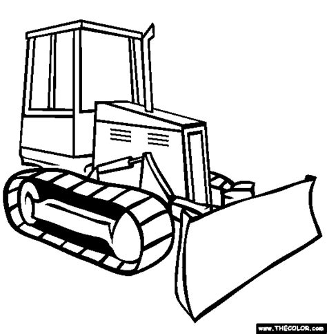 Simple Bulldozer Drawing At Getdrawings Free Download