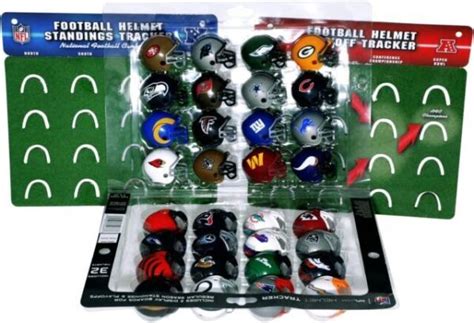Nfl Football 32 Team Mini Helmet Standings Tracker Display Set For Sale