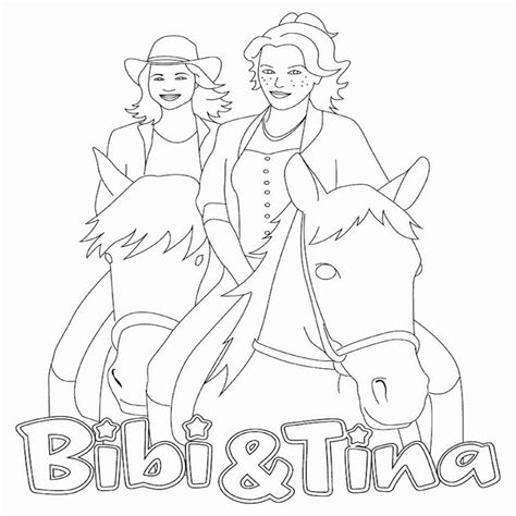 Bibi blocksberg ist eine hörspielserie für kinder, die 1980 von elfie donnelly erstellt wurde. Ausmalbilder Bibi und Blocksberg Tina