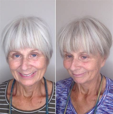 Pair them with a bob that ends. The Best Hairstyles and Haircuts for Women Over 70