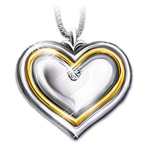 The Diamond Heart-Shaped Pendant For Daughter-In-Law | Heart shaped diamond pendant, Diamond ...