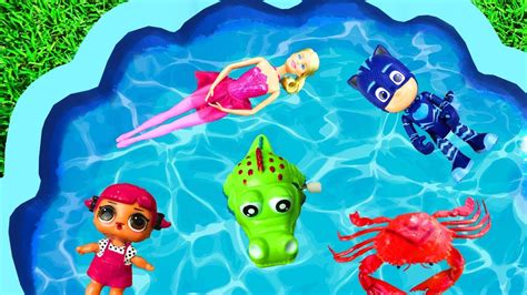Learn Characters With Pj Masks Pool Toys For Kids Barbie Learn