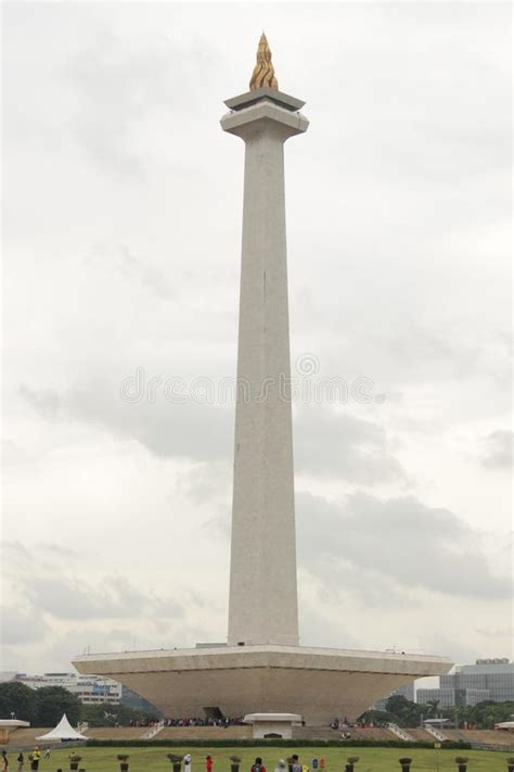 National Monument Or Monasmonumen Nasional Jakarta Indonesia Stock