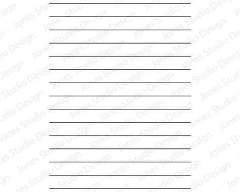 Lined Paper Svg Printable Lined Notebook Svg Paper Lines Etsy Uk