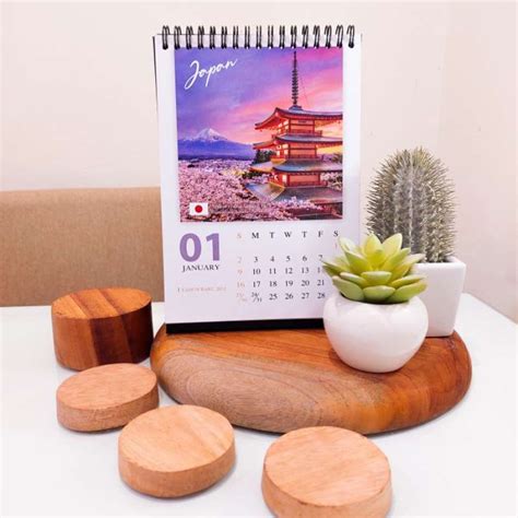 Jual Jual Kalender Meja 2022 Japan Vacation Aesthetic Premium Desk
