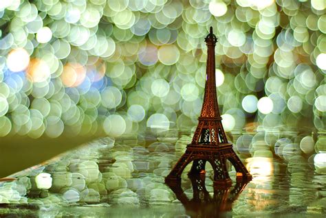 Fondos De Pantalla París Francia Luces Bokeh Torre Eiffel