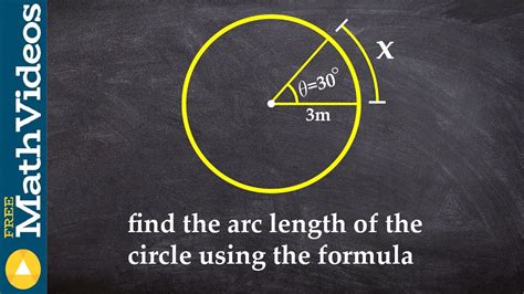 What is the approximate length of the radius, r? How to find the arc length of a circle using the formula ...