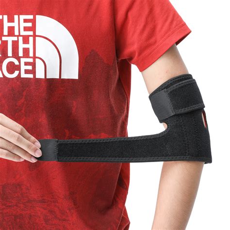 Adjustable Elbow Brace Breathable Neoprene Support With Dual Spring