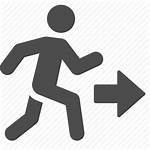 Icon Moving Running Run Icons Move Forward