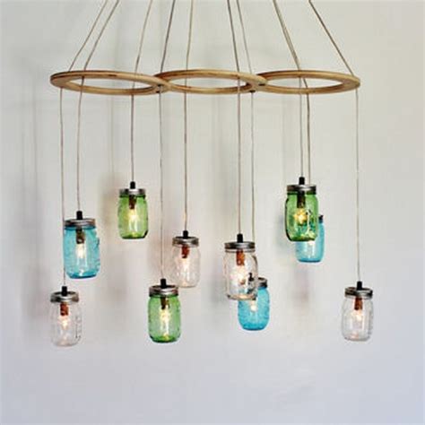 Upcycled Mason Jars Into Beautiful Chandeliers Recycled Things