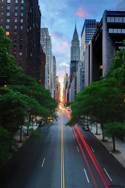 Manhattanhenge From 42nd Street New Photograph By Andrew C Mace Fine