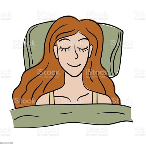 Sleeping Girl Stock Illustration Download Image Now Adult Adults