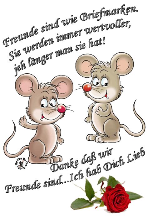 Viel spaß in unserem lustigen gifs bilder archiv! Süße Mäuse | Sprüche über freundschaft, Sprüche