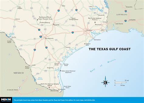 Maps Of Texas Gulf Coast And Travel Information Download Free Maps