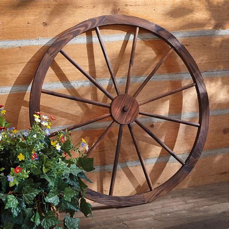 Castlecreek 36 Wooden Wagon Wheel 657785 Decorative Accessories At