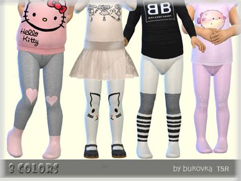 Bukovkas Tights Toddler Sims 4 Toddler Sims 4 Mods Clothes Sims 4