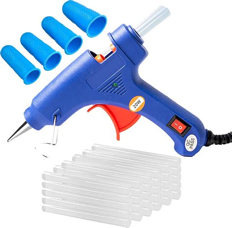Hot Glue Gun Kit 20w With 30pcs Mini Hot Glue Sticks For