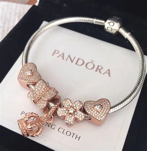 Pandora Rose Gold Charm Bracelet Pandora Charms Rose Gold Pandora