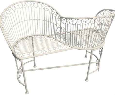 Kissing Seat Metal Love Seat Bench The Garden Factory