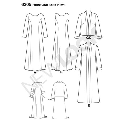 New Look Sewing Pattern 6305 Misses Dresses My Sewing Box