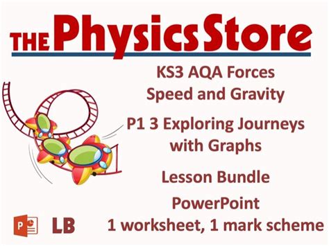 Ks3 Physics Aqa P1 3 Exploring Journeys With Graphs Lesson Bundle