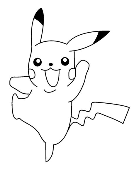 Free Printable Pikachu Coloring Pages For Kids Cartoon Coloring Pages