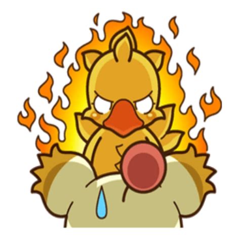 Final Fantasy Xiv Emote Emoji Discord Chocobo Emoji Png Pngwave