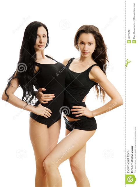 Deux Filles Sexy Photo Stock Image Du Cheveu Assez 42279512