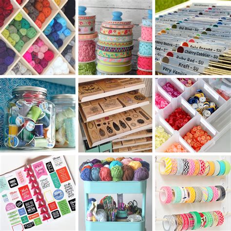 42 Genius Ways To Organize Every Craft Supply You Own Organize Craft