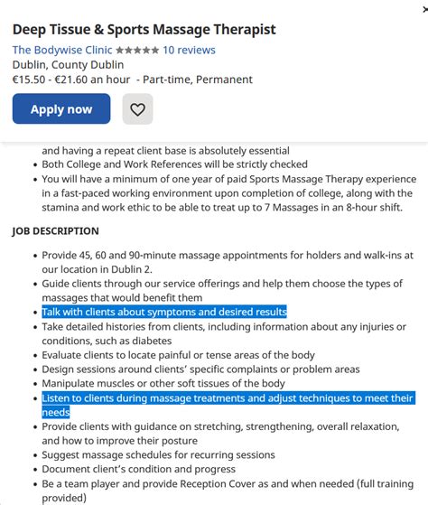 Sports Massage Therapist Job Description Explained Origym
