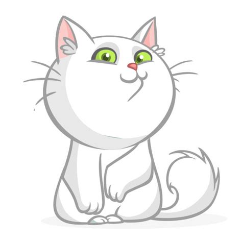 110 Cartoon Of A Fat Persian Cat Illustrations Royalty Free Vector