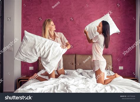 Beautiful Sexy Two Girls Having Fun Stock Photo Shutterstock