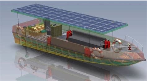 solar boat cad model download scientific diagram