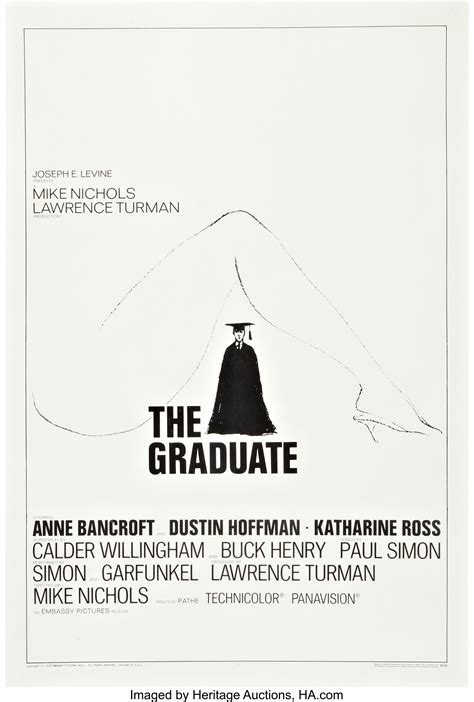 The Graduate Embassy 1968 One Sheet 27 X 41 Style B Lot 89887 Heritage Auctions