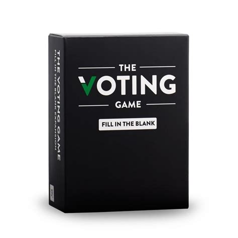The Voting Game Fill In The Blanks Board Game At Mighty Ape Australia