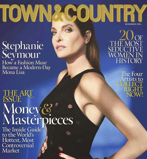 Stephanie Seymour Graces Town And Country