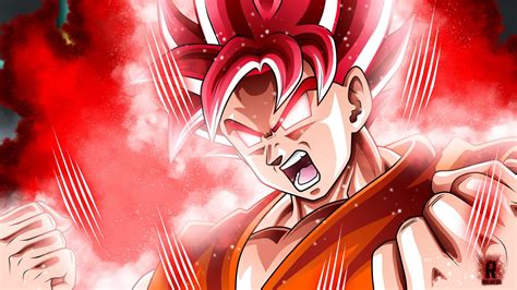 Its one of my favourite childhood characters however i don't watch the on going new dragon ball super series but thought of giving it a digital stroke for him! Goku Super Saiyan God Desktop Wallpaper | 2020 Cute Wallpapers