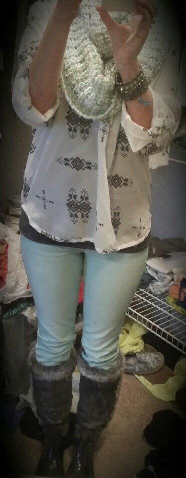 I Like The Layering Of A Floaty Top Over Something A Bit Warmer