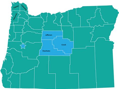 oregon-map - Oregon Wellness Program