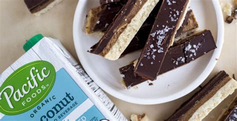 Dairy Free Coconut Caramel Chocolate Bars Pacific Foods