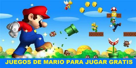 Juegos De Mario Bros Gratis Para Jugar Ahora En Español Gratis Tengo