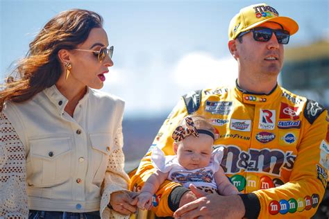 Kyle And Samantha Busch Share Baby Lennix S Intro To Racing Usa Insider