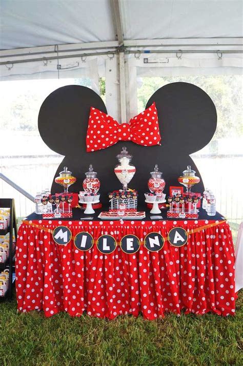 Set out costume accessories featuring the iconic mouse for guests to wear take minnie mouse and her friends into the classroom, too. 29 Minnie Mouse Party Ideas - Pretty My Party - Party Ideas