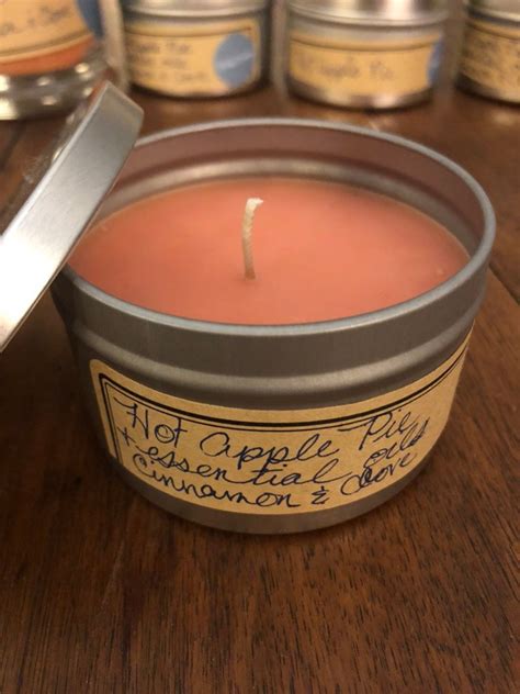 Hot Apple Pie Candle In Tin Container Etsy