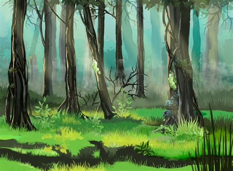 Forest Illustration On Behance