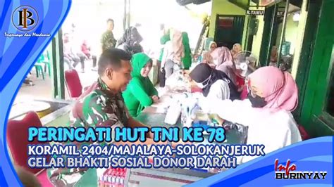 Koramil Majalaya Solokan Jeruk Gelar Bhakti Sosial Donor Darah