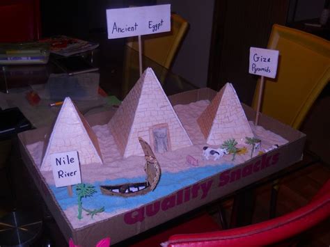 The Great Pyramid Of Giza School Project Pyramid Project Ideas