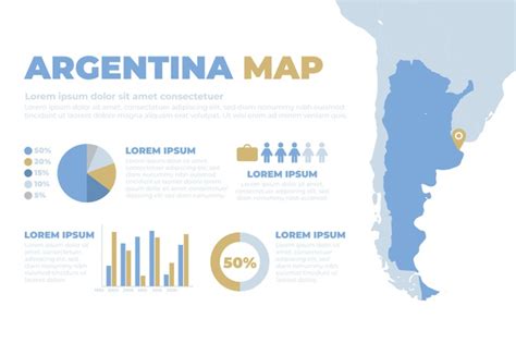 Free Vector Hand Drawn Argentina Map Infographic