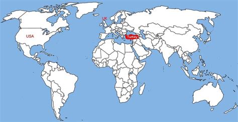 Op de wereldkaart, dan heb je alle letters te vinden: Learn More About Turkey and Istanbul (where,climate,maps ...
